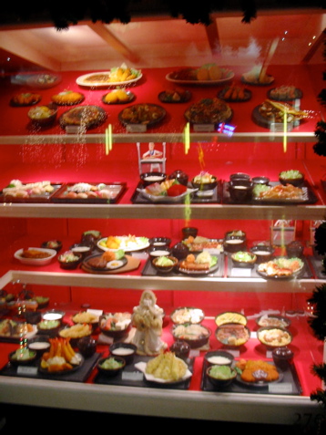 Plastic Food in Japan Town