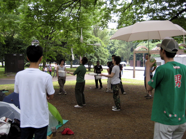 Yoyogi Juggling 2 Kikyo-san!